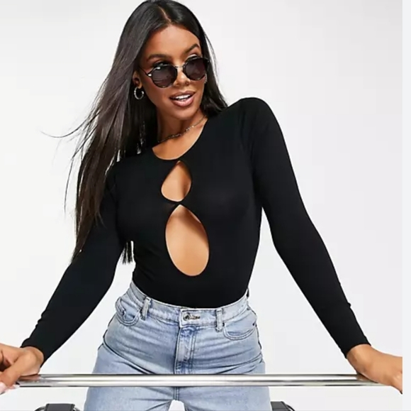 ASOS Peek--a-Boo Bodysuit - Picture 1 of 9